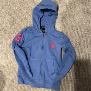 Ralph Lauren Hooded Zip up sweatshirt